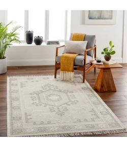 Livabliss Valerie VLA2306 Off-White Charcoal Area Rug 5 ft. X 7 ft. 6 in. Rectangle