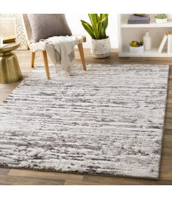 Livabliss Venice VNE2301 Medium Gray Charcoal Area Rug 5 ft. 3 in. Round
