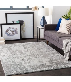Livabliss Venice VNE2305 Medium Gray Light Gray Area Rug 5 ft. 3 in. Round