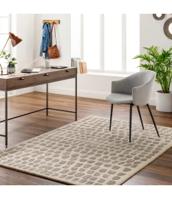 Surya Vilnius VNS2303 Light Beige Gray Area Rug 2 ft. X 3 ft. Rectangle