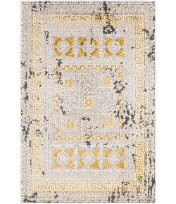 Livabliss Venezia VNZ2300 Mustard Bright Orange Area Rug 5 ft. 1 in. X 7 ft. 3 in. Rectangle