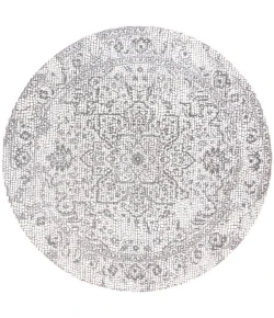 Livabliss Venezia VNZ2309 Medium Gray Beige Area Rug 7 ft. 10 in. Round