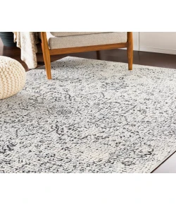 Livabliss Venezia VNZ2309 Medium Gray Beige Area Rug 7 ft. 10 in. Round