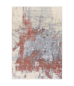 Livabliss Valour VOR2308 Dark Red Rose Area Rug 3 ft. X 4 ft. 11 in. Rectangle