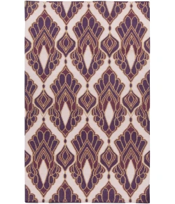 Surya Voyages VOY50 Dark Purple Lilac Area Rug 3 ft. 6 in. X 5 ft. 6 in. Rectangle