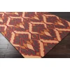 Surya Voyages VOY51 Dark Red Burnt Orange Area Rug 3 ft. 6 in. X 5 ft. 6 in. Rectangle