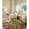 Surya Voyages VOY57 Mustard Dark Brown Area Rug 2 ft. X 3 ft. Rectangle