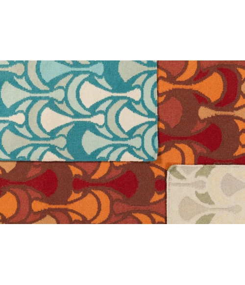 Surya Voyages Red VOY-59 3ft.6in. x 5ft.6in. Rect. Rug