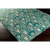Surya Voyages VOY61 Emerald Moss Area Rug 3 ft. 6 in. X 5 ft. 6 in. Rectangle