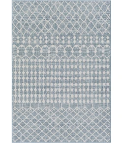 Livabliss Veranda VRD2307 Dark Blue Taupe Area Rug 5 ft. 3 in. X 7 ft. 3 in. Rectangle