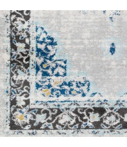 LIVABLISS Vintage Shag Blue VTS-4103 7ft.10in. x 10ft.2in. Rect. Rug