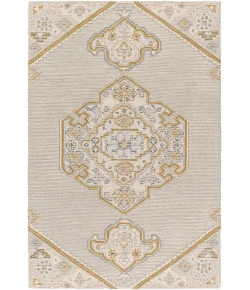 Surya Vivianne VVE2300 Medium Gray Mustard Area Rug 2 ft. X 3 ft. Rectangle