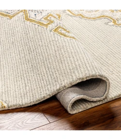 Surya Vivianne VVE2300 Medium Gray Mustard Area Rug 2 ft. X 3 ft. Rectangle