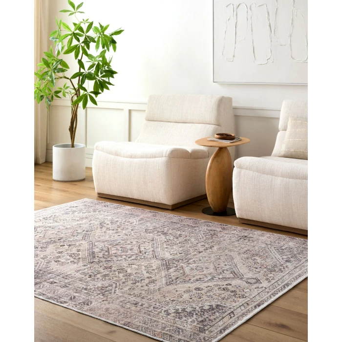 Vivir Eleni Light Beige VVEL-2301 2 ft. 7 in. X 7 ft. 10 in. Rect. Rug