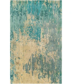 Surya Watercolor WAT5004 Teal Sage Area Rug 5 ft. X 8 ft. Rectangle