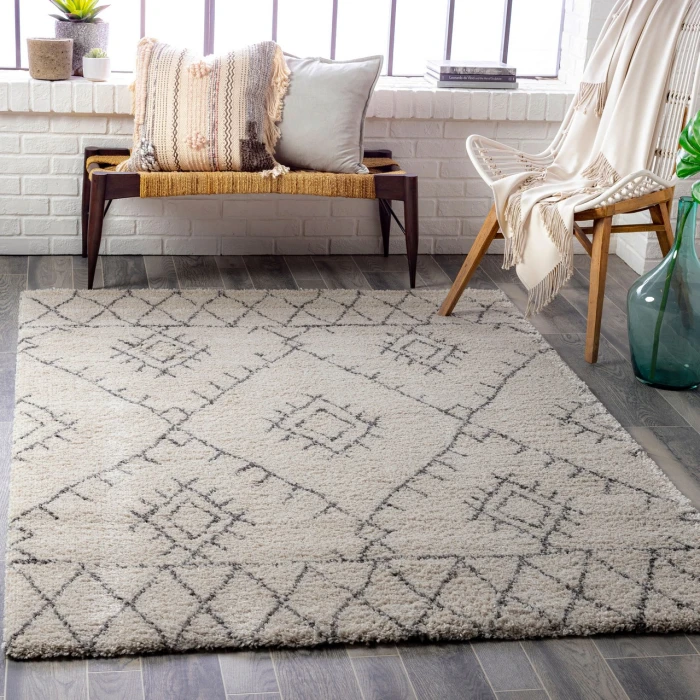 LIVABLISS Wilder Gray WDR-2003 7ft.10in. x 10ft.10in. Rect. Rug