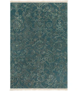 Surya Wilmington WLG9004 Navy Teal Area Rug 4 ft. X 6 ft. Rectangle