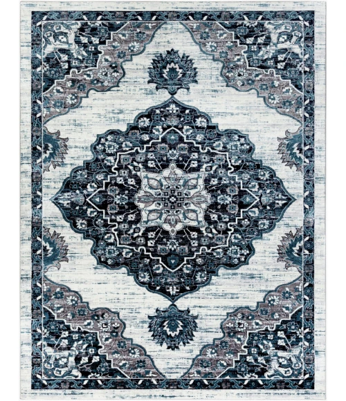 LIVABLISS Wanderlust Ink Blue WNL-2320 7ft.10in. x 10ft.3in. Rect. Rug