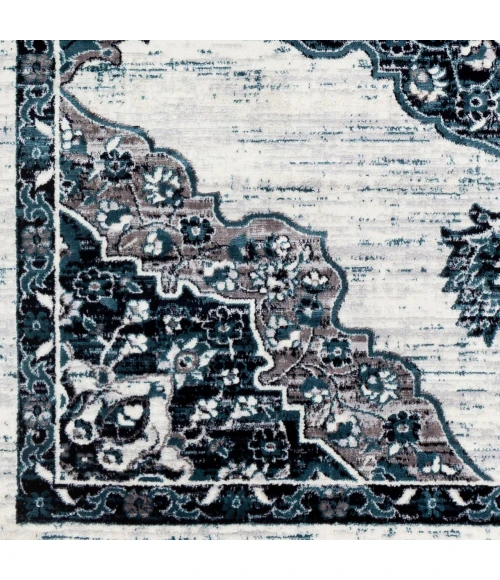 LIVABLISS Wanderlust Ink Blue WNL-2320 7ft.10in. x 10ft.3in. Rect. Rug