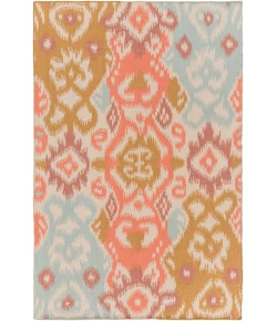 Surya Wanderer WRR2008 Dusty Coral Mustard Area Rug 9 ft. X 13 ft. Rectangle