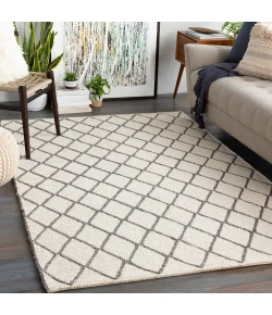 Surya Whistler WSR2304 Charcoal Cream Area Rug 2 ft. X 3 ft. Rectangle