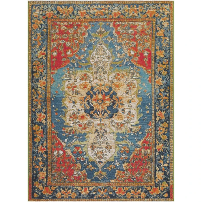 Livabliss Warsaw Indigo WSW-2304 6 ft. 7 in. X 9 ft. Rect. Rug