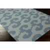 Surya Yacht Club YTC2013 Sky Blue Aqua Area Rug 8 ft. X 11 ft. Rectangle