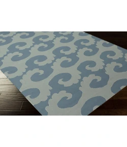 Surya Yacht Club YTC2013 Sky Blue Aqua Area Rug 8 ft. X 11 ft. Rectangle