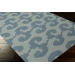Surya Yacht Club YTC2013 Sky Blue Aqua Area Rug 8 ft. X 11 ft. Rectangle