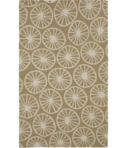 Surya Yacht Club YTC2017 Khaki Olive Area Rug 3 ft. 3 in. X 5 ft. 3 in. Rectangle