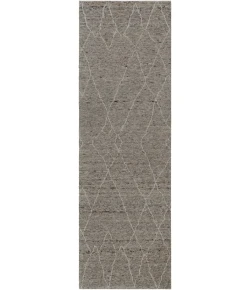 Surya Zara ZAR2300 Charcoal Black Area Rug 2 ft. 6 in. X 8 ft. Runner