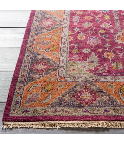 Surya Zeus Plum ZEU-7821 8ft. x 8ft. Round Rug