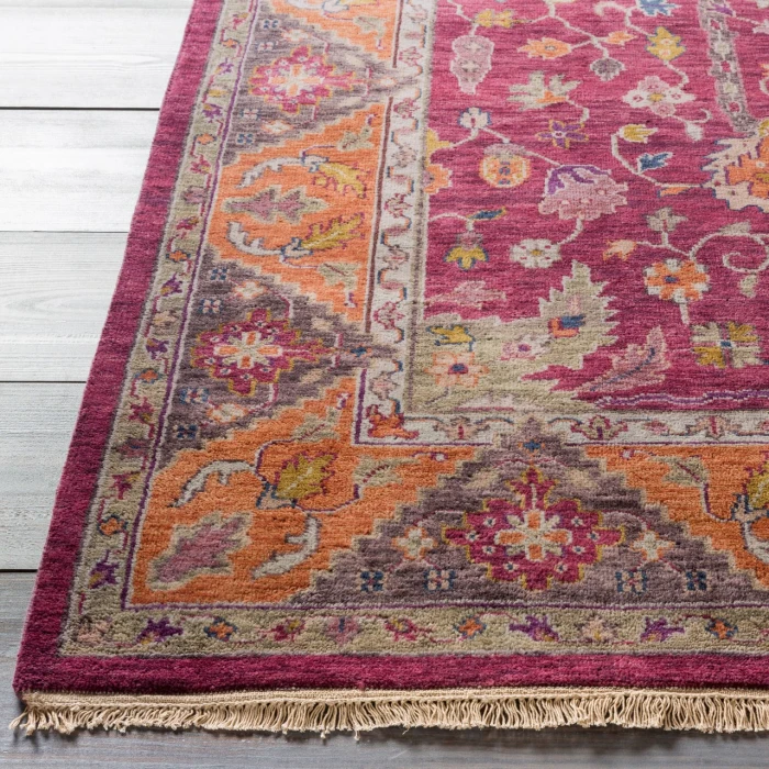 Surya Zeus Plum ZEU-7821 8ft. x 8ft. Round Rug