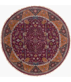 Surya Zeus Plum ZEU-7821 8ft. x 8ft. Round Rug