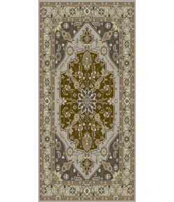 Surya Zeus ZEU7823 Light Gray Charcoal Area Rug 2 ft. 6 in. X 8 ft. Runner