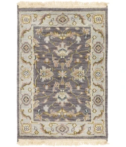 Surya Zeus ZEU7825 Charcoal Sky Blue Area Rug 2 ft. X 3 ft. Rectangle
