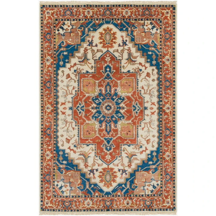 Surya Zeus Burnt Orange ZEU-8002 5ft.6in. x 8ft.6in. Rect. Rug