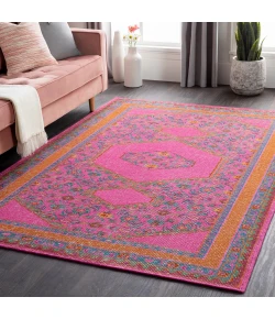 Surya Zahra ZHA4008 Fuschia Camel Area Rug 2 ft. X 3 ft. Rectangle