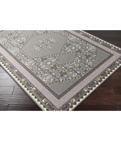 Surya Zahra ZHA4009 Charcoal Medium Gray Area Rug 3 ft. 6 in. X 5 ft. 6 in. Rectangle