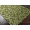 Surya Zahra ZHA4019 Lime Black Area Rug 2 ft. X 3 ft. Rectangle