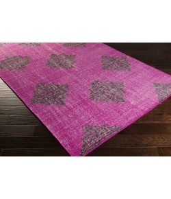 Surya Zahra ZHA4022 Bright Purple Black Area Rug 5 ft. 6 in. X 8 ft. 6 in. Rectangle
