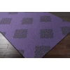 Surya Zahra ZHA4023 Violet Black Area Rug 2 ft. X 3 ft. Rectangle