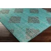 Surya Zahra ZHA4026 Emerald Black Area Rug 2 ft. X 3 ft. Rectangle