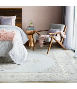 Surya Zahra ZHA4028 Light Gray Violet Area Rug 5 ft. 6 in. X 8 ft. 6 in. Rectangle