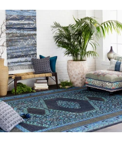 Surya Zahra ZHA4033 Navy Dark Blue Area Rug 5 ft. 6 in. X 8 ft. 6 in. Rectangle