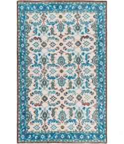 Surya Zahra ZHA4040 Ivory Blue Area Rug 3 ft. 6 in. X 5 ft. 6 in. Rectangle