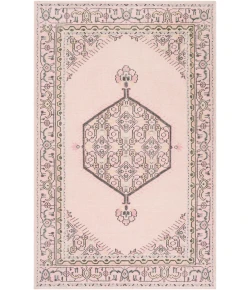 Surya Zahra ZHA4049 Pale Pink Charcoal Area Rug 5 ft. 6 in. X 8 ft. 6 in. Rectangle