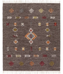 Surya Zanafi ZNF2304 Dark Brown Khaki Area Rug 2 ft. X 3 ft. Rectangle