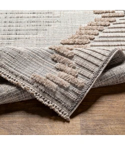 Livabliss Zaragoza ZRZ2300 Medium Gray Light Beige Area Rug 9 ft. 2 in. X 12 ft. Rectangle