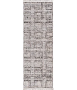 Livabliss Zaragoza ZRZ2314 Charcoal Medium Gray Area Rug 2 ft. 7 in. X 7 ft. 3 in. Runner